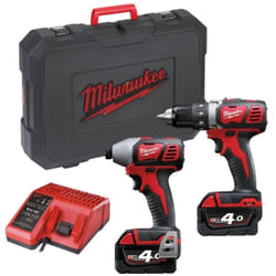 Milwaukee - Kit de bloc d'alimentation Batterie M18 BPP2C-402C 18 v 4 Ah