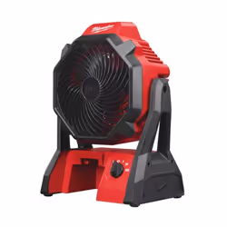 Ventilateur de chantier MILWAUKEE 4933451022 - M18 AF-0 2 modes d'alimentation : secteur ou sur batterie M18 RedLithium 3 vit ...