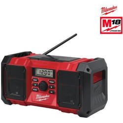 Radio de chantier - MILWAUKEE - M18 JSR-0 - AM/FM - USB 2.1 - Double enceinte