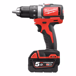 Milwaukee M18 BLDD-502C, Perceuse à poignée pistolet, 1,3 cm, 3,8 cm, 1,3 cm, 450 tr/min, 1800 tr/min