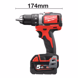 Milwaukee M18 BLDD-502C 2 kg Noir, Rouge