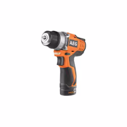 Présentation : Perceuse-visseuse AEG 12V Prolithium-ion - 2 batteries 2.0Ah - 1 chargeur 40mins - BS12C2 LI-202B avec réglage ...