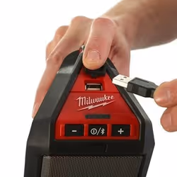 Milwaukee M12 JSSP-0 Enceinte portable mono Noir, Gris, Rouge 5 W
