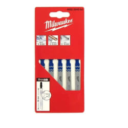 MILWAUKEE Pack de 5 lames scie sauteuse métal 55 mm