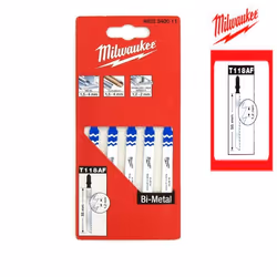 Scie sauteuse MILWAUKEE métal 55 mm denture 12 mm Bi-metal - Pack de 5 lames