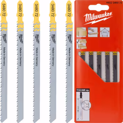 Lames de scie sauteuse pour bois et plastiques Application spéciale : plans de travail de cuisine et panneaux de particules s ...