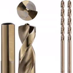 Forets au cobalt pour métal, acier inoxydable Gamme de produits : HSS-G RED COBALT Diamètre : ø 4,0 mm Emballage : 2 pièces P ...