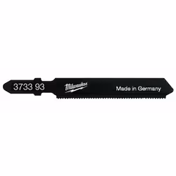Milwaukee 50 x 1.1 mm T 118 AHM, Lames de scie sauteuse, Acier inoxydable, Métal, Noir, 3 mm, 5 cm