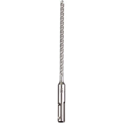 Milwaukee - Foret SDS-Plus MX4 béton, même armé - 4 taillants pour trou net - Qualité Allemande Taille: Diam. 5 mm x L.165 mm
