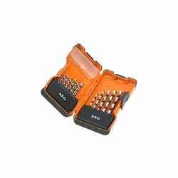Présentation : Coffret power set 19 forêts AEG HSS-G métal 4932352243 , un coffret robuste de 19 foret en métal fabriqués sel ...