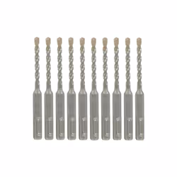 Présentation : Jeu de 10 forets SDS+ 2 taillants AEG 5x110mm 4932352256 , haute qualité et grande résistance. Un angle d'atta ...