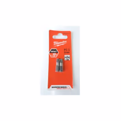 Pack de 2 Embouts de vissage PZ3 x 25mm Shockwave MILWAUKEE 4932352438 EMBOUT PZ3 SHW 25MM (x2) Tarif année 2017 MIL493235243 ...
