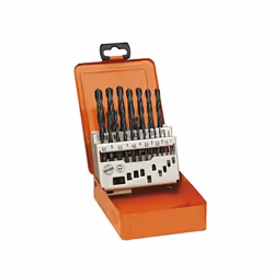 Jeu de forets en métal AEG 4932352459; 1-10 mm; 19 unités