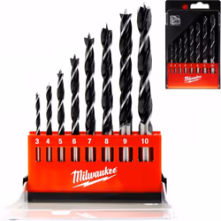 Description générale Le coffret de 8 forets à bois MILWAUKEE est l'outil idéal pour réaliser des perforations précises dans t ...