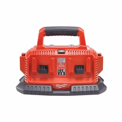 Description générale Le chargeur Milwaukee M1418C6 est conçu pour gérer la recharge de jusqu'à 6 batteries de 14,4V à 18V, co ...