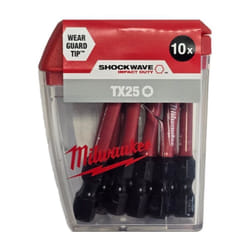 Milwaukee - 4932430882 Embouts TX25 50mm – Boite de 10