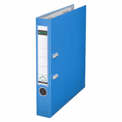 Leitz 180° Lever Arch File Plastic 50 mm, A4, Plastique, Bleu, 350 feuilles, 5 cm, 55 mm