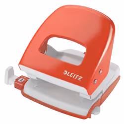 Leitz NeXXt Series Metal Office Hole Punch, 30 feuilles, Rouge, Métal, 8 cm, 5,5 mm, 380 g