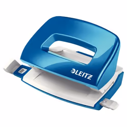 Leitz NeXXt WOW Min, 10 feuilles, Bleu, Métal, 8 cm, 5,5 mm, A4, A5, A6, Folio, US-Quart, 8 x 8 x 8cm