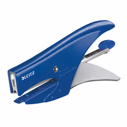 Leitz 5547, 15 feuilles, Bleu, Agrafes classiques, 8, 6/4, Métal, Arrière
