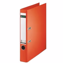 Classeur - LEITZ - 10080020 - Carton rigide - Rouge - A4 (21x297 cm)
