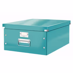 Leitz Boîte de rangement Click &amp; Store, Panneau dur, Turquoise, A3, Paysage, 1 tiroir(s), Enveloppe, Chemise, Dossier, le ...