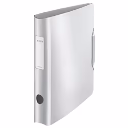 Leitz Classeur à levier Active 180° Style, A4, Polymousse, Blanc, 350 feuilles, 80 g/m², 6,5 cm