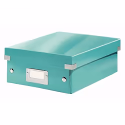 Leitz 60570051, Carton, Fibre de bois, Bleu, Enveloppe, lettre, Note, Papier, Image, 600 g, 220 x 100 x 285 mm