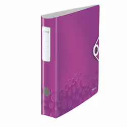 Leitz Classeur à levier Active 180° WOW, A4, Violet, 350 feuilles, 80 g/m², 6,5 cm, 308 mm