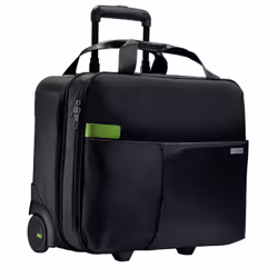 Leitz Trolley 2 roues Smart Traveller, Chariot, Noir, Cuir, Métal, Polyester, 2 roue(s), 1 pièce(s), 17 pochettes