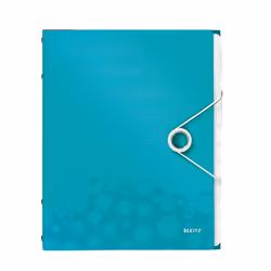Leitz WOW, Polypropylène (PP), Bleu, Métallique, A4, 265 mm, 320 mm, 410 g