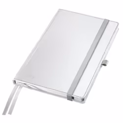 Leitz Cahier Style, Blanc, A5, 80 feuilles, 96 g/m², Papier ligné
