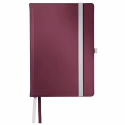 Leitz Style, Rouge, A5, 80 feuilles, 100 g/m², Couverture rigide, Adulte