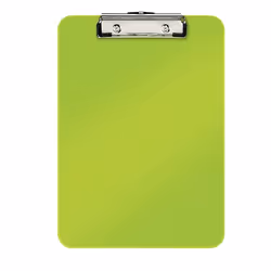 Leitz WOW Plaque a pince Vert, Vert, 80 feuilles, A4, Métal, Polystyrol, 228 mm, 17 mm