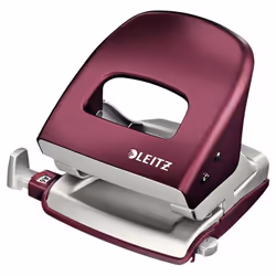 Leitz NeXXt 5006, 30 feuilles, Rouge, Argent, Métal, 8 cm, A4, A5, A6, Folio, US-Quart, 8 x 8 x 8 cm, 107 mm