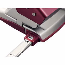 Leitz NeXXt 5006 perforateur papier 30 feuilles Rouge, Argent