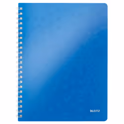 Leitz 46380036, Motif, Bleu, A4, 80 feuilles, 80 g/m², Couverture souple