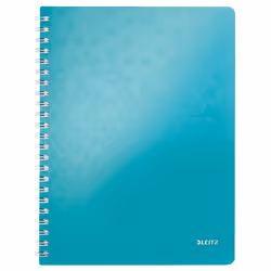 Leitz 46380051, Motif, Bleu, A4, 80 feuilles, 80 g/m², Couverture souple