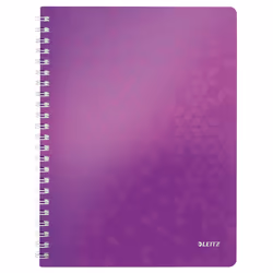 Leitz 46380062, Motif, Violet, A4, 80 feuilles, 80 g/m², Couverture souple