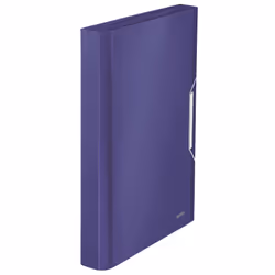 Leitz Classeur ménager Style, 250 feuilles, Bleu, Polypropylène (PP), A4, 254 mm, 330 mm