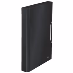 Leitz Classeur ménager Style, 250 feuilles, Noir, Polypropylène (PP), A4, 254 mm, 330 mm