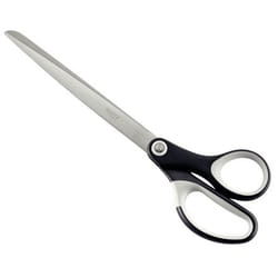 Leitz 54186095 ciseaux à bouts ronds Ciseaux d'office Découpe droite Noir, Acier inoxydable