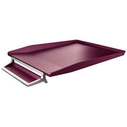 Leitz 52560028 bac de rangement de bureau Synthétique ABS, Métal Rouge