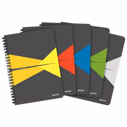Leitz 44580035 bloc-notes A5 90 feuilles Bleu, Gris