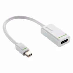 Leitz Adaptateur mini DisplayPort HDMI Complete, Mini DisplayPort, HDMI, Mâle, Femelle, Droit, Droit