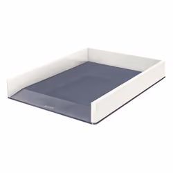 Leitz 53611001, Polystyrène, Métallique, Blanc, A4, 267 mm, 336 mm, 49 mm