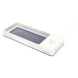 Leitz WOW Support de bureau Polystyrène Métallique, Blanc
