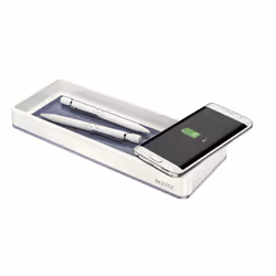 Leitz WOW Support de bureau Polystyrène Métallique, Blanc - Vue supplémentaire 4