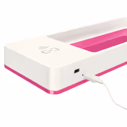 Leitz WOW Support de bureau Polystyrène Métallique, Rose