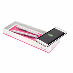 Leitz WOW Support de bureau Polystyrène Métallique, Rose - Vue supplémentaire 4